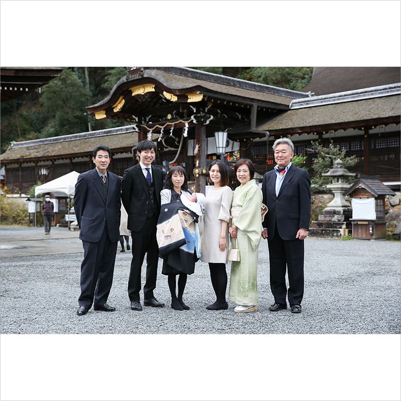 松尾大社のお宮参り出張撮影