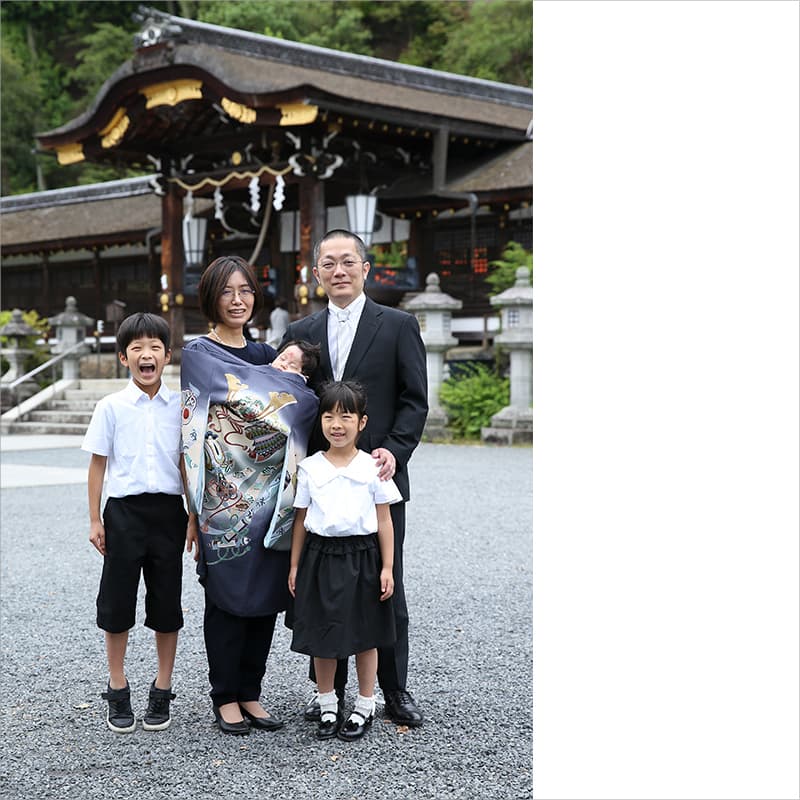 松尾大社のお宮参り出張撮影