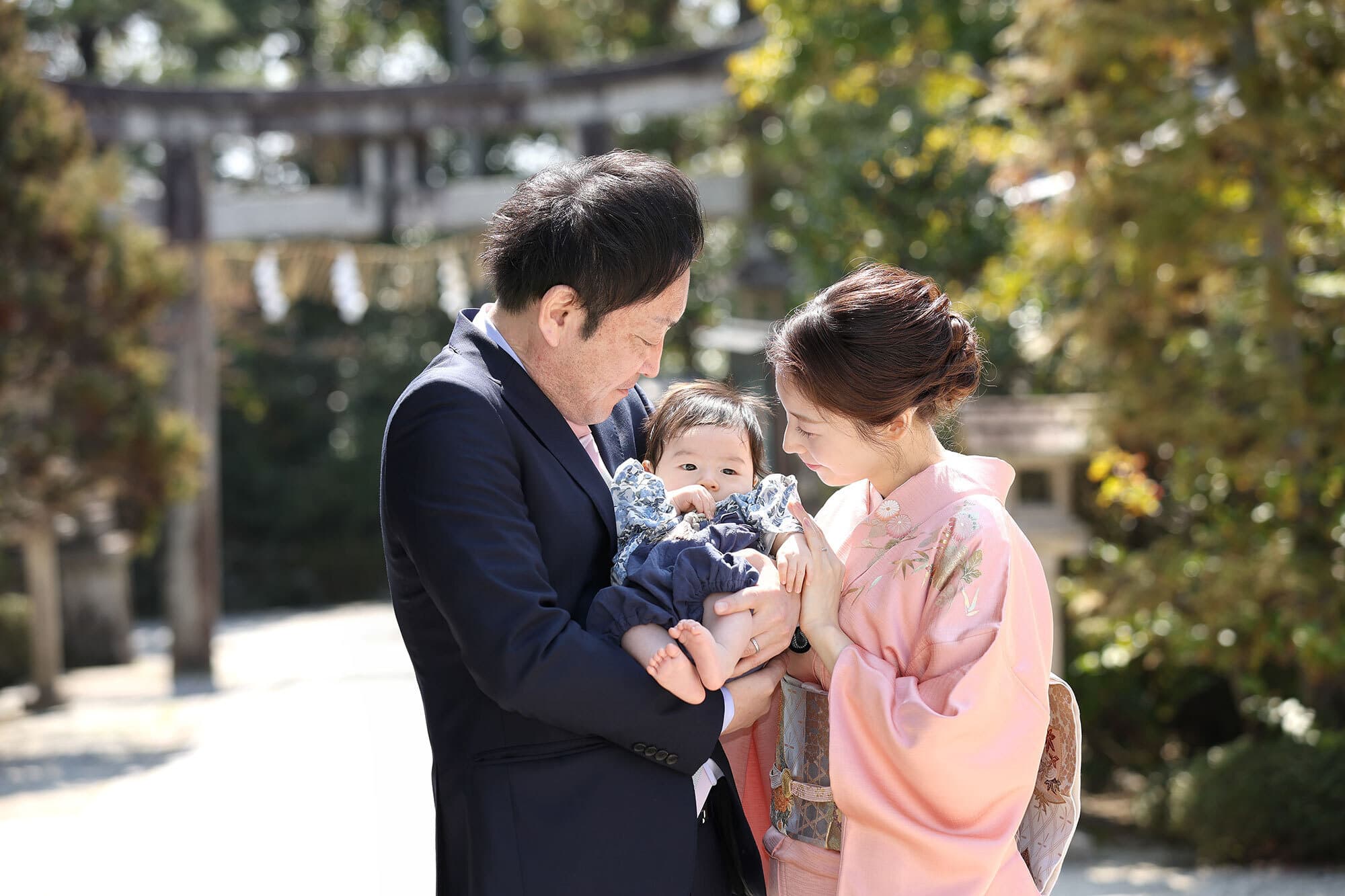 北野天満宮お宮参り出張撮影