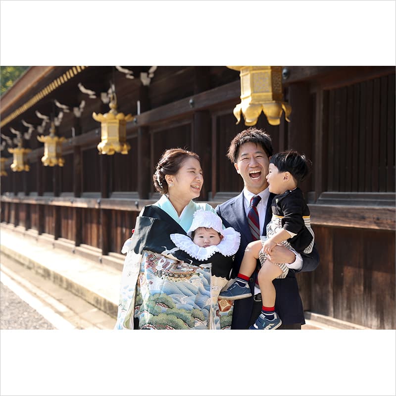 北野天満宮お宮参り出張撮影