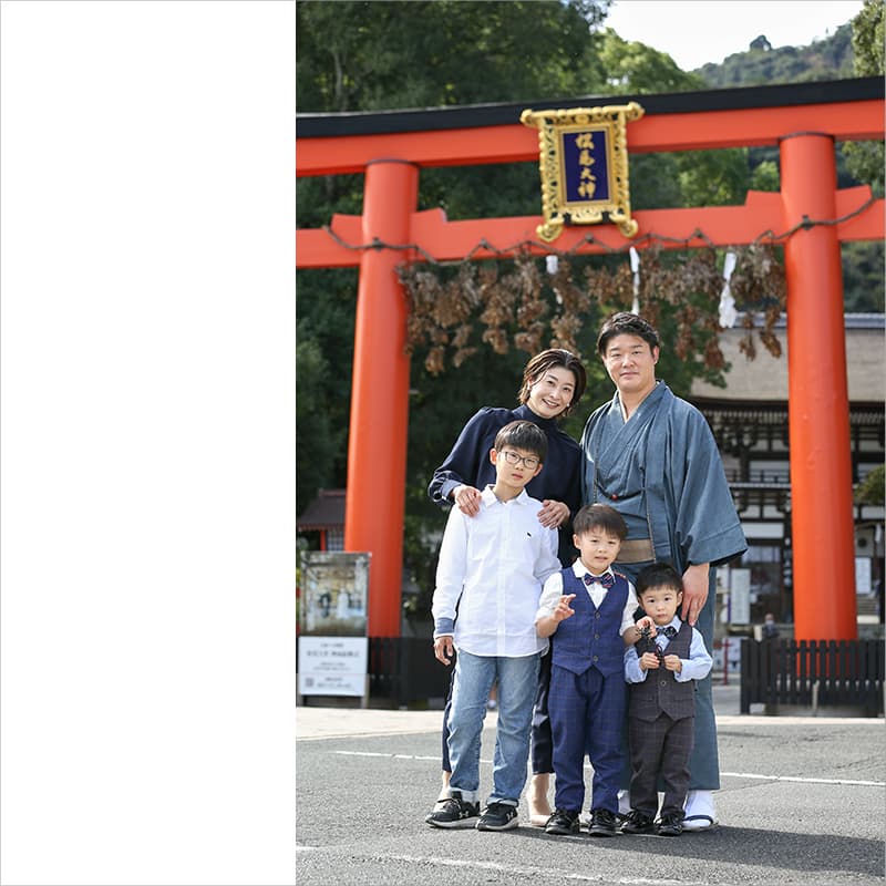 松尾大社七五三出張撮影