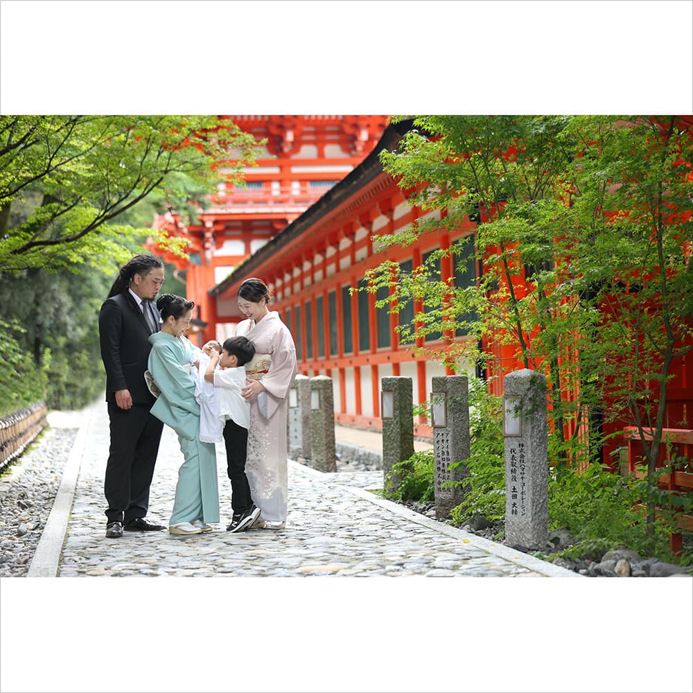 下鴨神社お宮参り出張撮影